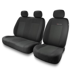 Housses de siège adaptées pour Renault Trafic III, IV, V, VI (1994-....) - housse siege voiture universelles - couverture siege - BE-1