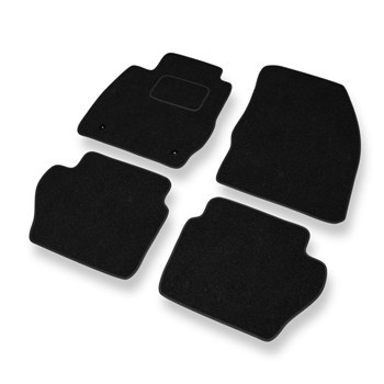 Tapis de Sol Feutres adapté pour Ford Fiesta VI (2008-2012) - tapis de voiture - noir