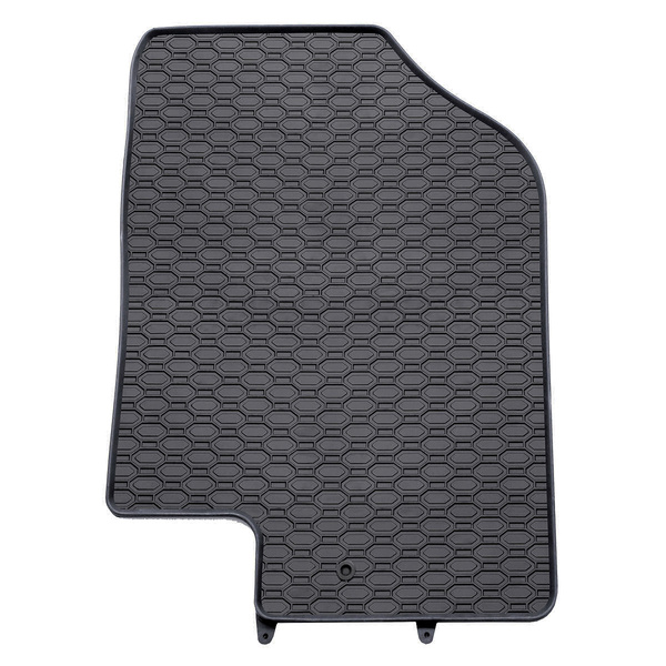 Tapis de sol en caoutchouc adapté pour Hyundai ix20 Monospace (2009-2020) - tapis de voiture - noir - 3 pcs.