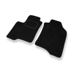Tapis de Sol Velours adapté pour Fiat Panda III Hayon, Van (2012-....) - Premium tapis de voiture - noir