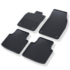 Tapis de sol en caoutchouc adapté pour Cupra Tavascan SUV (2023-....) - tapis de voiture - noir - 4 pcs.
