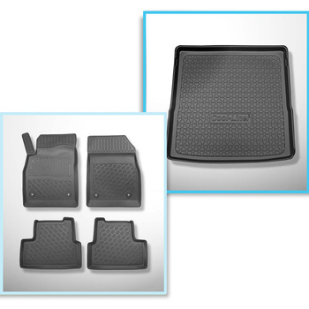 Kit tapis de coffre et tapis de voiture TPE PREMIUM pour: Chevrolet Cruze Break (09.2012-2016)