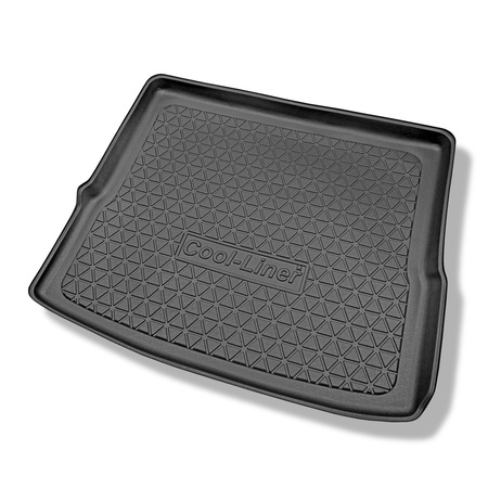 Tapis de coffre adapté pour BMW X1 F48, U11 SAV (10.2015-....) - bac de coffre - protection de coffre voiture - banquette arrière fixe / non coulissante