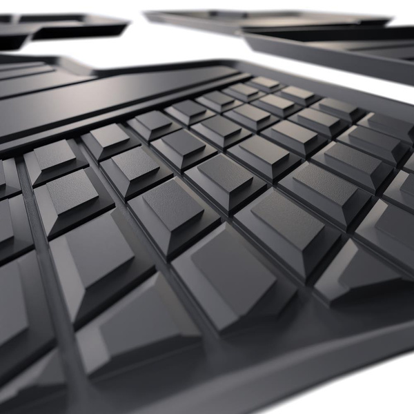 Tapis de sol en TPE adapté pour Mercedes-Benz Classe A W177 Hayon (2018-....) - tapis de voiture - noir