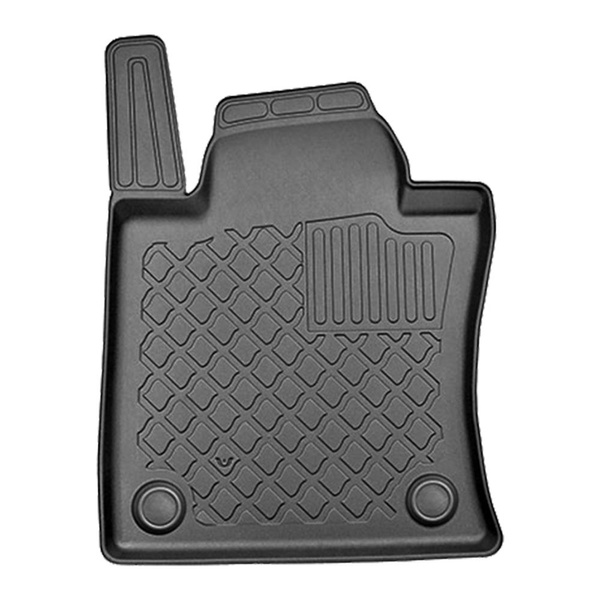 Kit tapis de coffre et tapis de voiture TPE pour: Ssangyong Korando IV C300 Crossover (09.2019-....) - coffre inférieur (sans / avec plancher multi-fonction);pas pour la version électrique