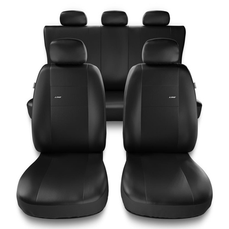 Housses de siège adaptées pour Audi A2 (1999-2005) - housse siege voiture universelles - couverture siege - XL-B