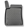 Tapis de sol en TPE adapté pour Mercedes-Benz Classe B W247 Sports Tourer (01.2019-....) - aussi avec boîte hybride Plug-in Hybrid - tapis de voiture - noir