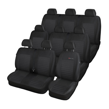 Housses de siège sur mesure adaptées pour Opel Vivaro Van (2001-2014) 9 places -