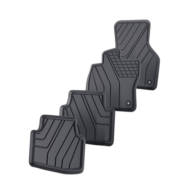 Tapis de sol en TPE adapté pour Cupra Formentor Crossover (2020-....) - tapis de voiture - noir