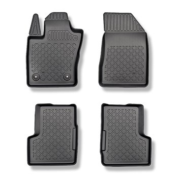 Tapis de sol en TPE adapté pour Jeep Renegade SUV (09.2014-....) - non pour 4ex 