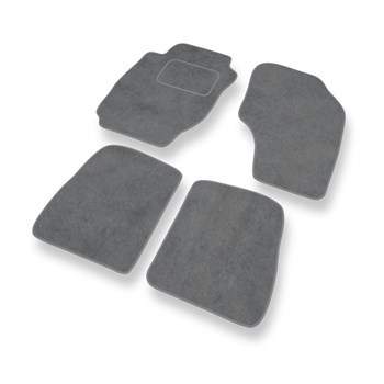 Tapis de Sol Velours adapté pour Toyota RAV4 I (1994-2000) - Premium tapis de voiture - gris