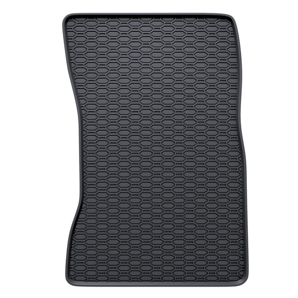 Tapis de sol en caoutchouc adapté pour Mercedes-Benz CLA C118 Coupé (2019-....) - tapis de voiture - noir - 4 pcs.