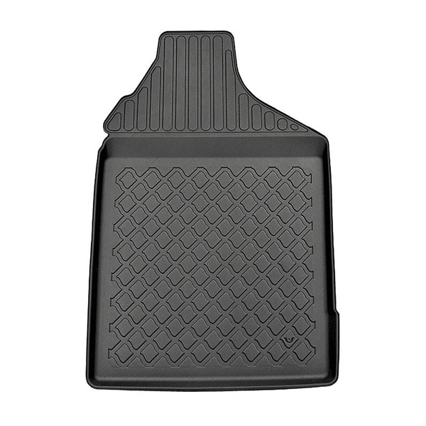 Tapis de sol en TPE adapté pour Aixam Crossline Crossover (10.2016-....) - avant seulement - tapis de voiture - noir