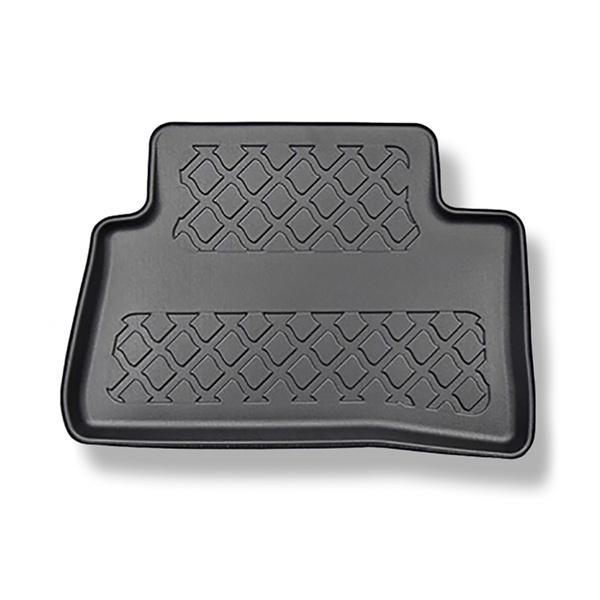 Tapis de sol en TPE adapté pour Toyota C-HR I, II SUV (01.2017-....) - non pour version Plug-in hybride - tapis de voiture - noir