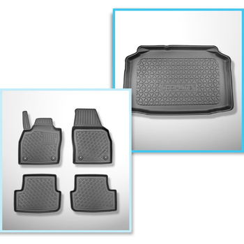 Kit tapis de coffre et tapis de voiture TPE pour: Audi A1 GB Sportback (07.2018-