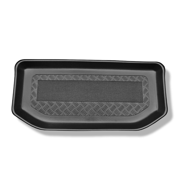 Tapis de coffre adapté pour Volkswagen e-up! Hayon (09.2019-2023) - bac de coffre - protection de coffre voiture - coffre supérieur