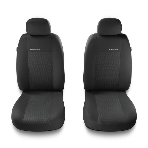 Housses de siège avant adaptées pour Renault Koleos I, II (2008-2023) - housse siege voiture universelles - couverture siege conducteur - 2UNE-3