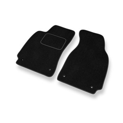 Tapis de Sol Velours adapté pour Skoda Superb I Berline (2001-2008) - Premium tapis de voiture - noir
