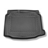 Tapis de coffre adapté pour Seat Leon III, III SC 5F Hayon (11.2012-03.2020) - bac de coffre - protection de coffre voiture - coffre inférieur; sans plancher double du coffre