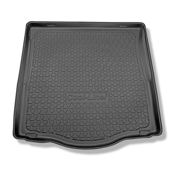 Tapis de coffre adapté pour Ford Mondeo V Hayon (01.2015-04.2022) - bac de coffre - protection de coffre voiture - avec roue de secours taille normale