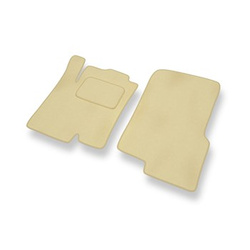 Tapis de Sol Velours adapté pour Smart ForFour I Hayon (2004-2006) - Premium tapis de voiture - beige