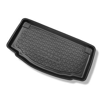 Tapis de coffre adapté pour Hyundai i10 II BA Hayon (11.2013-12.2019) - bac de coffre - protection de coffre voiture