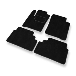 Tapis de Sol Velours adapté pour Renault Scenic I Monospace (1996-2003) - Premium tapis de voiture - noir