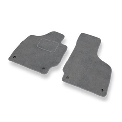 Tapis de Sol Velours adapté pour Audi TT II 8J Coupé, Roadster (2006-2014) - Premium tapis de voiture - gris