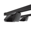 Barres de toit en acier adapté pour Dacia Sandero Stepway Crossover (2009-2012) - Porte-Bagages de Voiture noir - rails