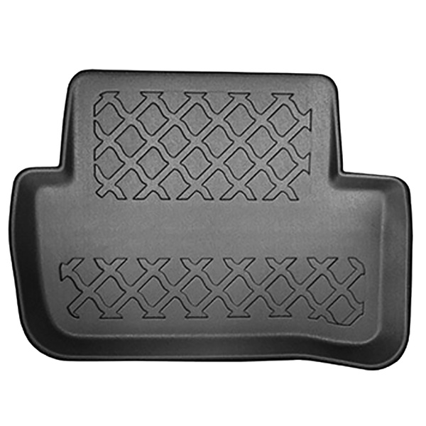 Kit tapis de coffre et tapis de voiture TPE pour: Mercedes-Benz Classe C W204 Berline (04.2007-02.2014) - sièges arrière rabattables; sans cavité gauche