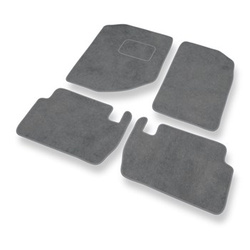 Tapis de Sol Velours adapté pour Dodge Durango II SUV (2004-2009) - Premium tapis de voiture - gris