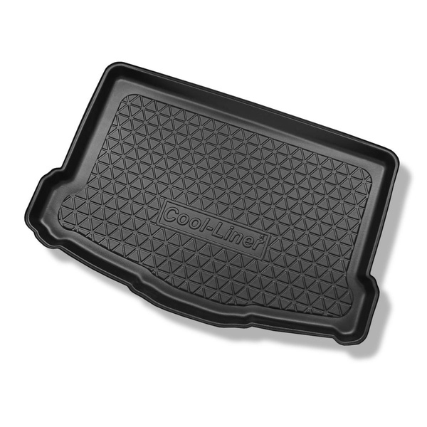 Kit tapis de coffre et tapis de voiture TPE PREMIUM pour: Nissan Qashqai II Crossover (02.2014-05.2021) - coffre inférieur avec roue ? usage temporaire (plancher double enlevé du coffre)