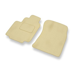 Tapis de Sol Velours adapté pour Daewoo Musso SUV (1995-2005) - Premium tapis de voiture - beige