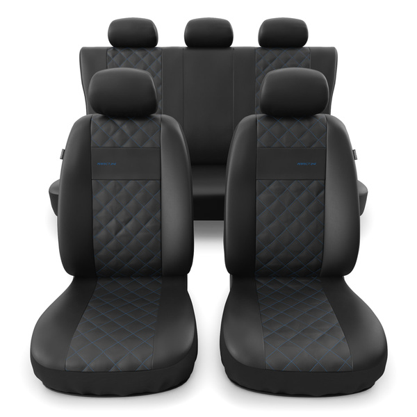 Housses de siège adaptées pour Audi A4 B5, B6, B7, B8, B9 (1995-2024) - housse siege voiture universelles - couverture siege - PRF-BL