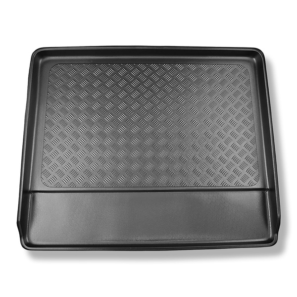 Tapis de coffre adapté pour Jeep Commander XK SUV (2006-2010) - bac de coffre - protection de coffre voiture - 7 places; 3me rangée abaissée