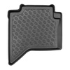 Tapis de sol en TPE adapté pour Toyota Hilux VIII Pick-Up (12.2015-10.2022) - cabine double - tapis de voiture - noir