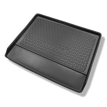 Tapis de coffre adapté pour Jeep Commander XK SUV (2006-2010) - bac de coffre - protection de coffre voiture - 7 places; 3me rangée abaissée