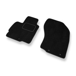 Tapis de Sol Velours adapté pour Citroen C-Crosser SUV (2007-2012) - Premium tapis de voiture - noir