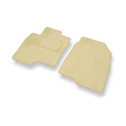 Tapis de Sol Velours adapté pour Chevrolet Captiva II SUV (2011-....) - Premium tapis de voiture - beige