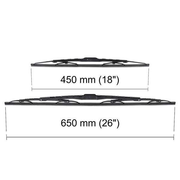 Balais d'essuie-glace de pare-brise adaptés pour Nissan Almera Tino Monospace (05.2000-12.2005) - balais standard