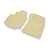 Tapis de Sol Velours adapté pour Daewoo Musso SUV (1995-2005) - Premium tapis de voiture - beige