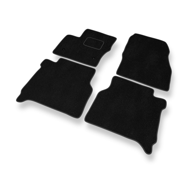 Tapis de Sol Velours adapté pour Ford Transit Connect Van (2014-2023) 5-places - Premium tapis de voiture - noir