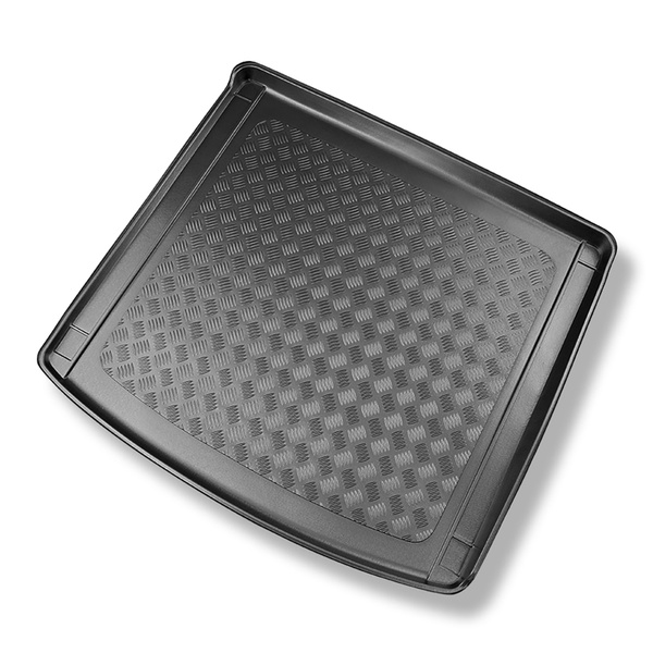 Tapis de coffre adapté pour Porsche Cayenne III E-Hybrid; E-Hybrid Coupe SUV, Coupé (05.2018-....) - bac de coffre - protection de coffre voiture - aussi pour les modèles avec des rails de fixation