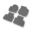 Tapis de Sol Velours adapté pour Mazda Tribute I SUV (2000-2007) - Premium tapis de voiture - gris