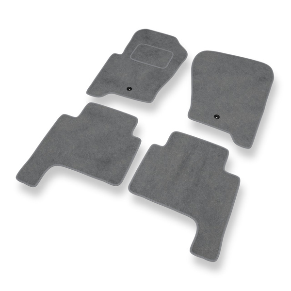 Tapis de Sol Velours adapté pour Land Rover Range Rover Sport I SUV (2004-2013) - Premium tapis de voiture - gris