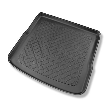 Tapis de coffre adapté pour Skoda Enyaq iV SUV, Coupé (04.2021-....) - bac de coffre - protection de coffre voiture - coffre supérieur; surface plate du coffre; plancher amovible en la position centrale