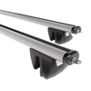 Barres de toit en aluminium adapté pour Chrysler 300C Touring (2004-2010) - Porte-Bagages de Voiture argent - rails