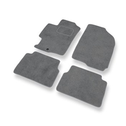 Tapis de Sol Velours adapté pour Mazda 6 I Break, Liftback, Berline (2002-2008) - Premium tapis de voiture - gris