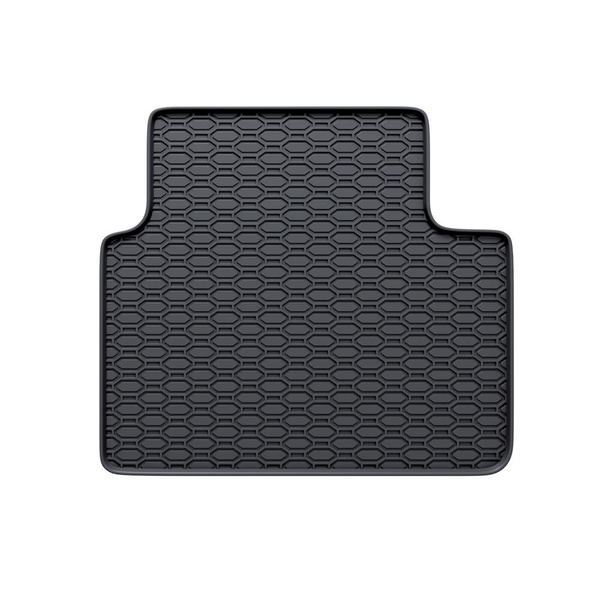 Tapis de sol en caoutchouc adapté pour Hyundai ix35 SUV (2009-2015) - tapis de voiture - noir - 4 pcs.
