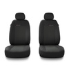 Housses de siège avant adaptées pour Alfa Romeo 166 I, II, III (1998-2007) - housse siege voiture universelles - couverture siege conducteur - 2UNE-1